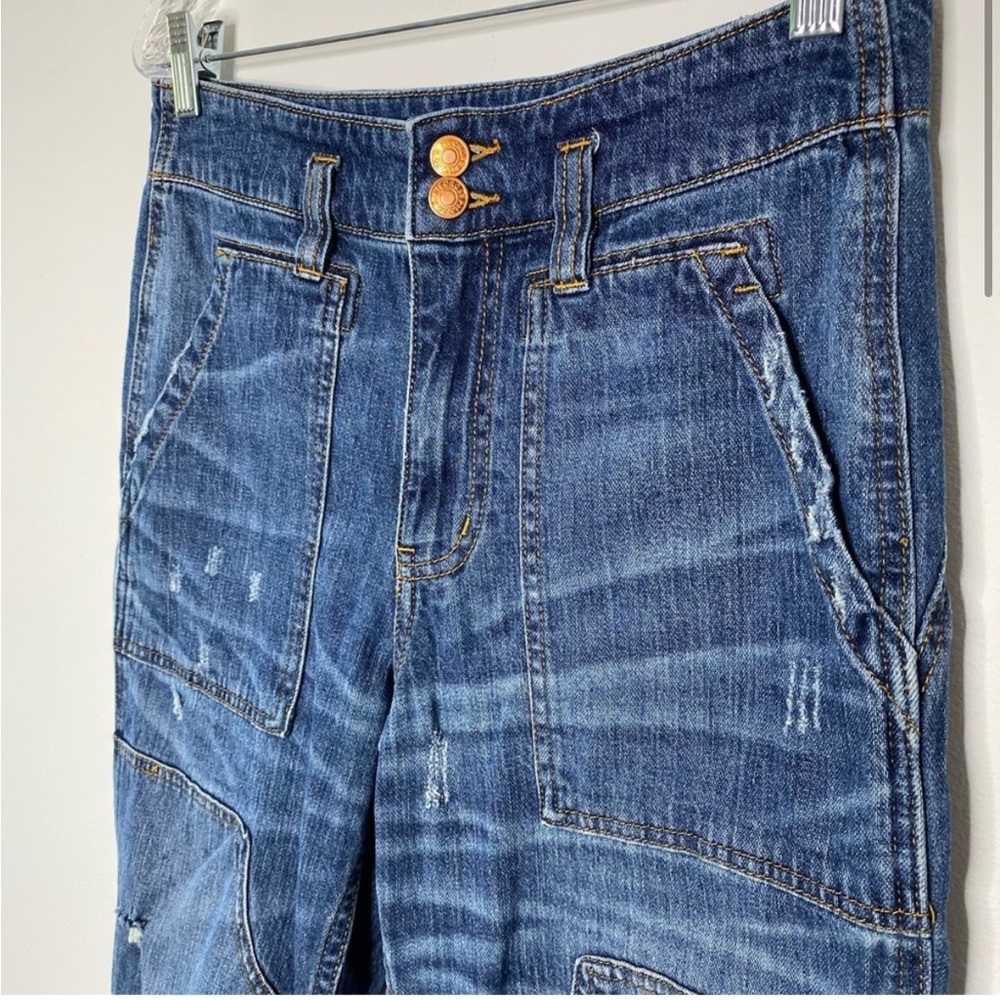 PILCRO Anthropologie The Wanderer Relaxed Distressed Jeans
